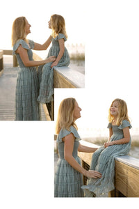 INDIE BLUE Women Women's Marabella Dress (sage chiffon)
