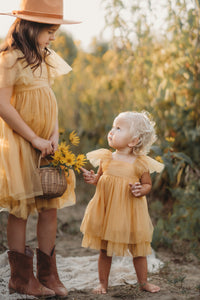 INDIE BLUE Dresses Fawn Dress (saffron tulle)