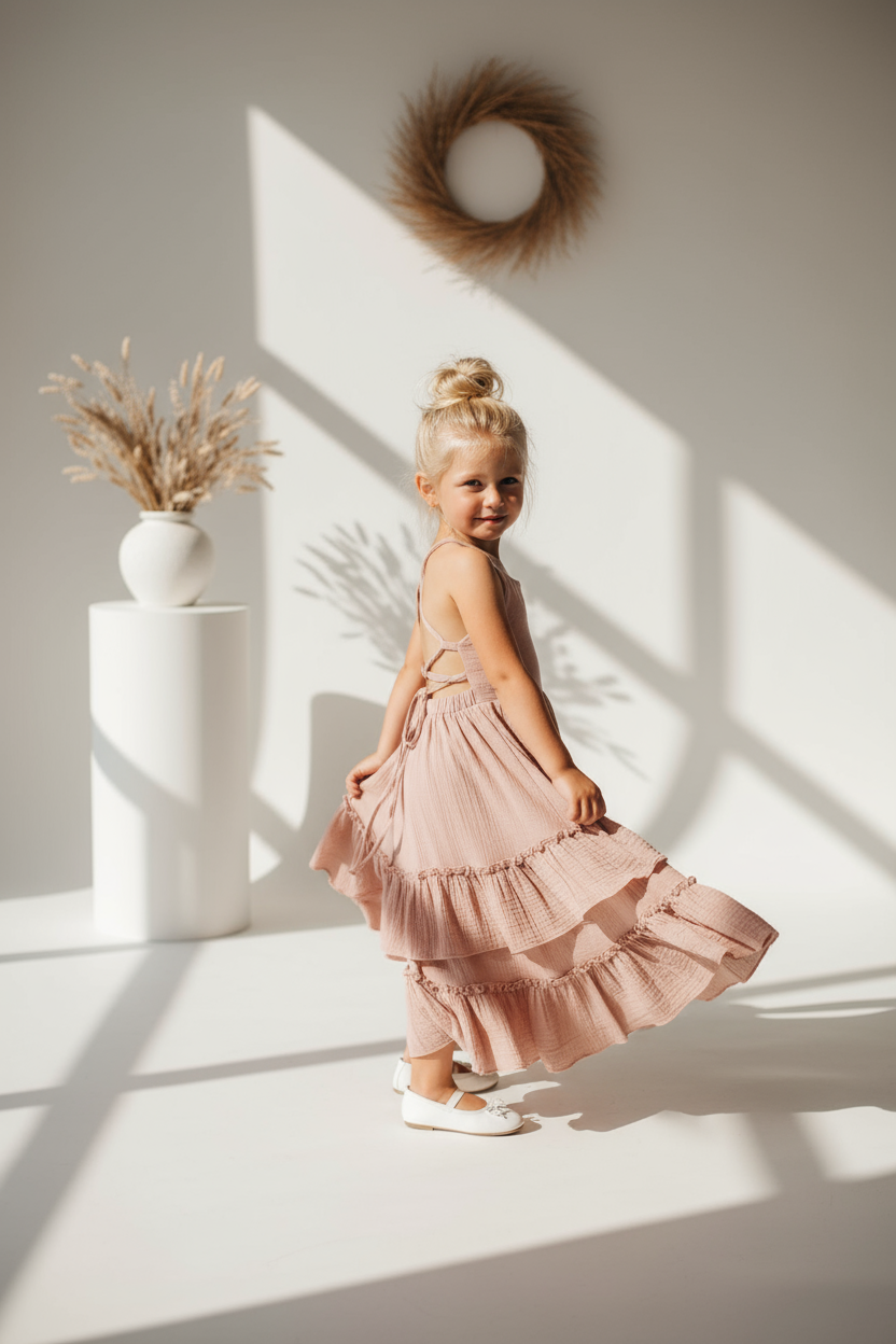 Wendy Dress (peony muslin) – INDIE BLUE