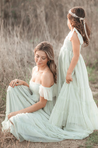 INDIE BLUE Women Women's Marabella Dress (mint tulle)