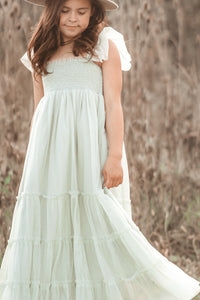 INDIE BLUE Dresses Marabella Dress (mint tulle)