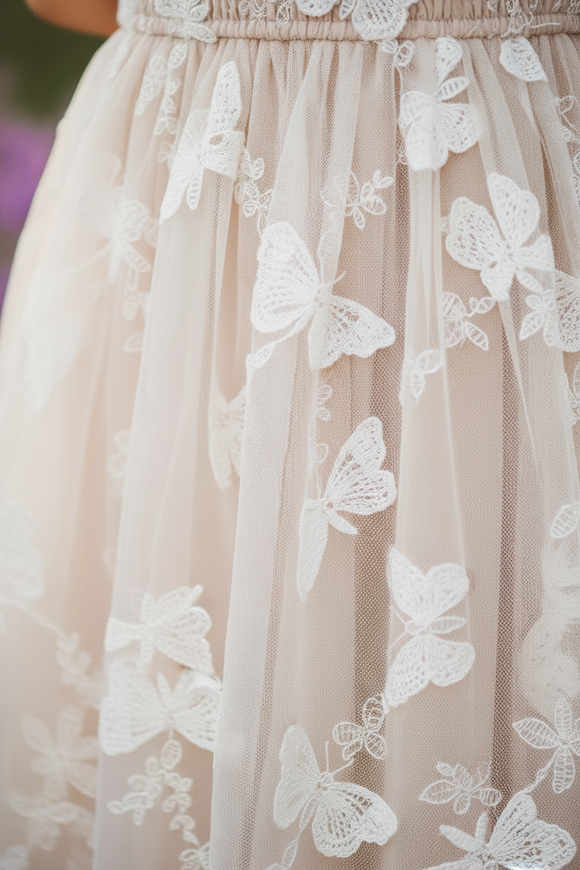 INDIE BLUE Dresses Butterfly Dress (natural)