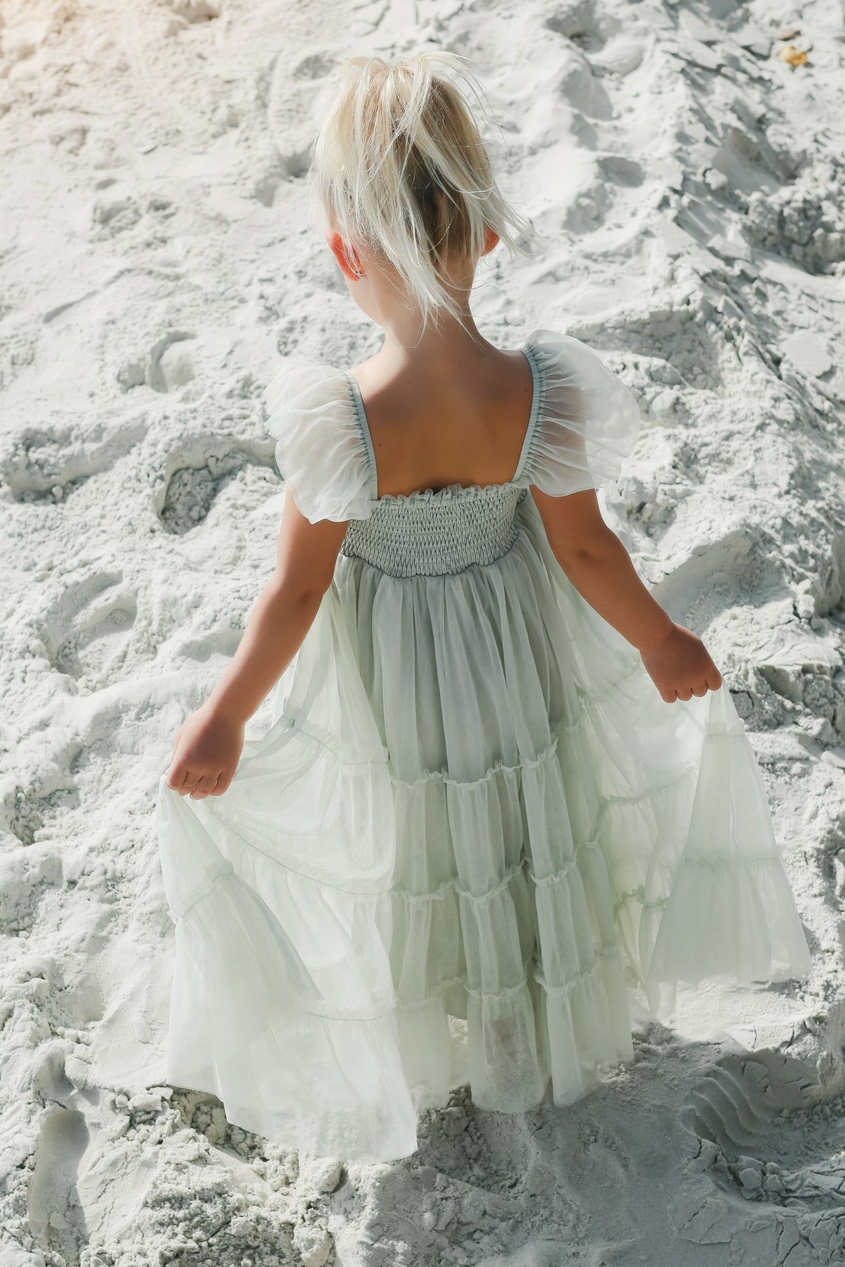 INDIE BLUE Dresses Marabella Dress (mint tulle)