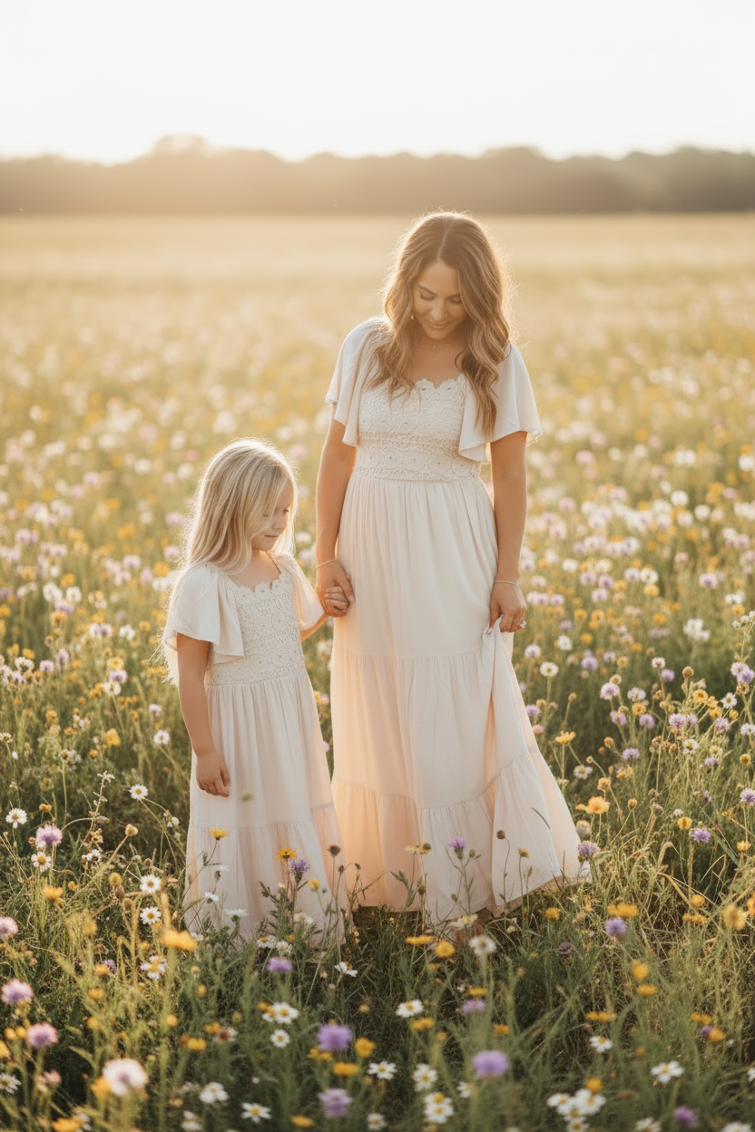 INDIE BLUE Women Women's Winnie Lace Dress (natural)