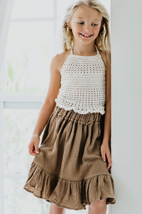 INDIE BLUE Accessories Izzy Halter (taupe)