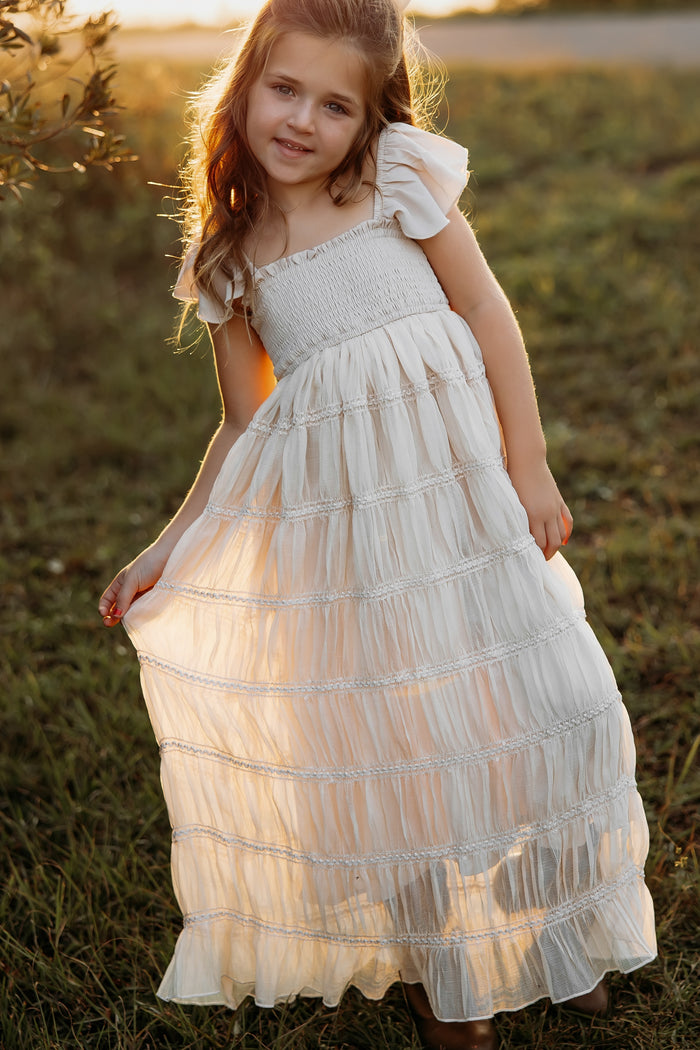 INDIE BLUE Dresses Marabella Dress (natural chiffon)