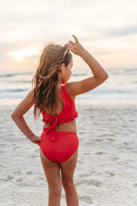 INDIE BLUE SWIM Scoopback Set (cayenne) FINAL SALE