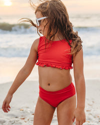 INDIE BLUE SWIM Scoopback Set (cayenne) FINAL SALE