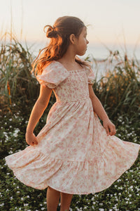 INDIE BLUE Dresses Karina (pink floral) FINAL SALE