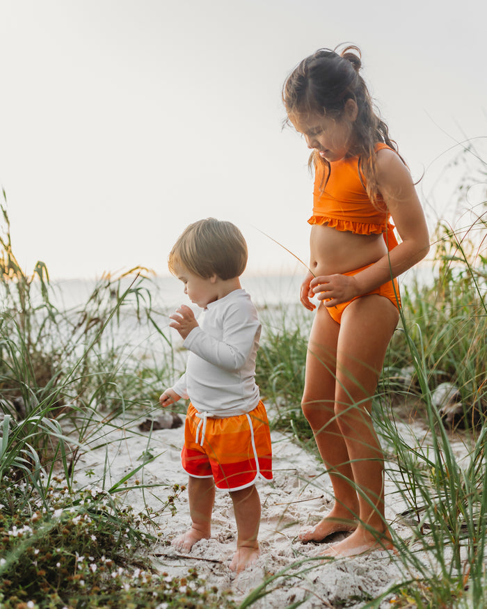 INDIE BLUE SWIM Scoopback Set (turmeric) FINAL SALE