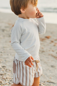 INDIE BLUE SWIM Board Shorts (ash stripe)