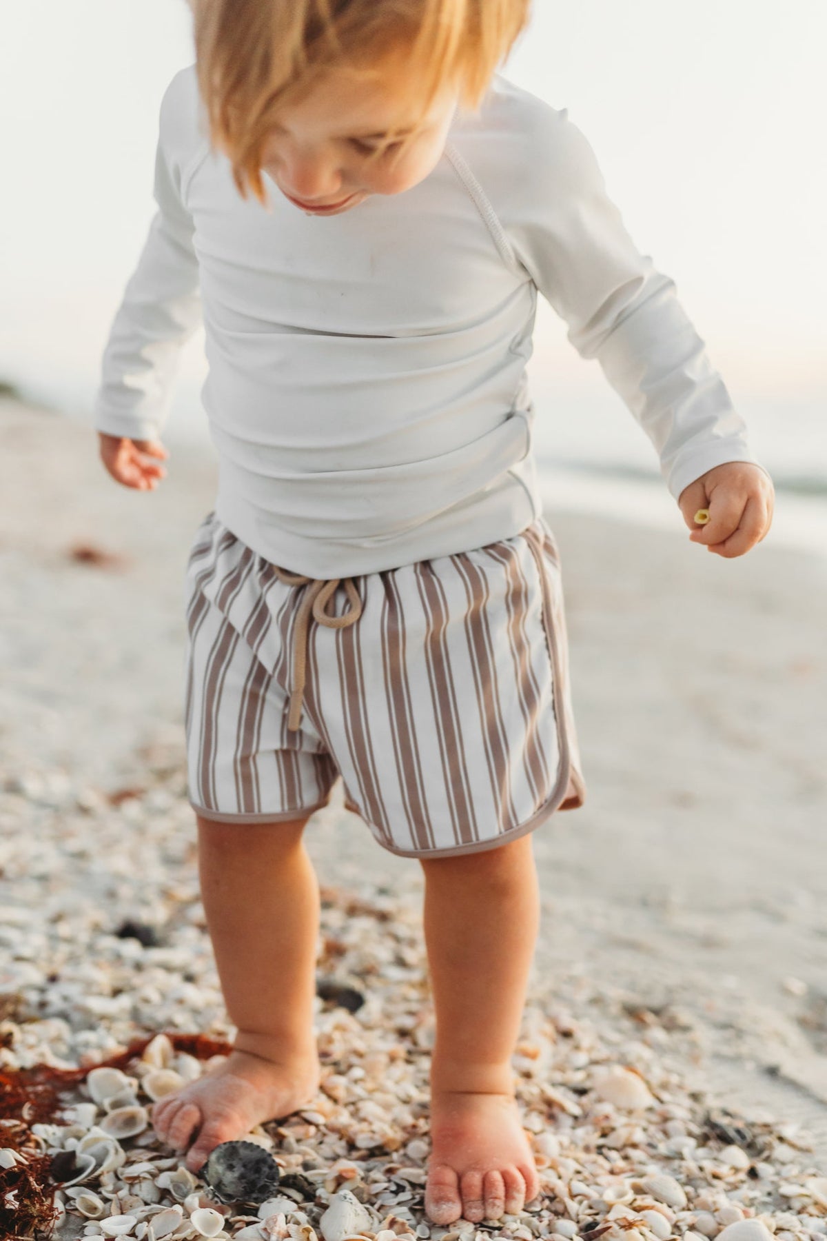 INDIE BLUE SWIM Board Shorts (ash stripe)