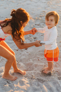 INDIE BLUE SWIM Board Shorts (spice ombre stripe)
