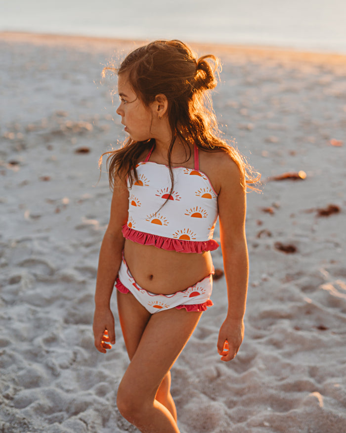 INDIE BLUE SWIM Halter Set (spice sun) FINAL SALE