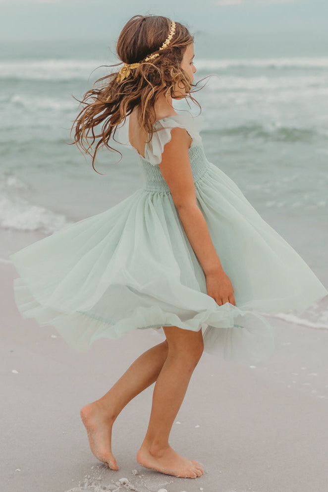INDIE BLUE Dresses Juliet Dress (mint tulle)
