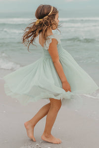 INDIE BLUE Dresses Juliet Dress (mint tulle)