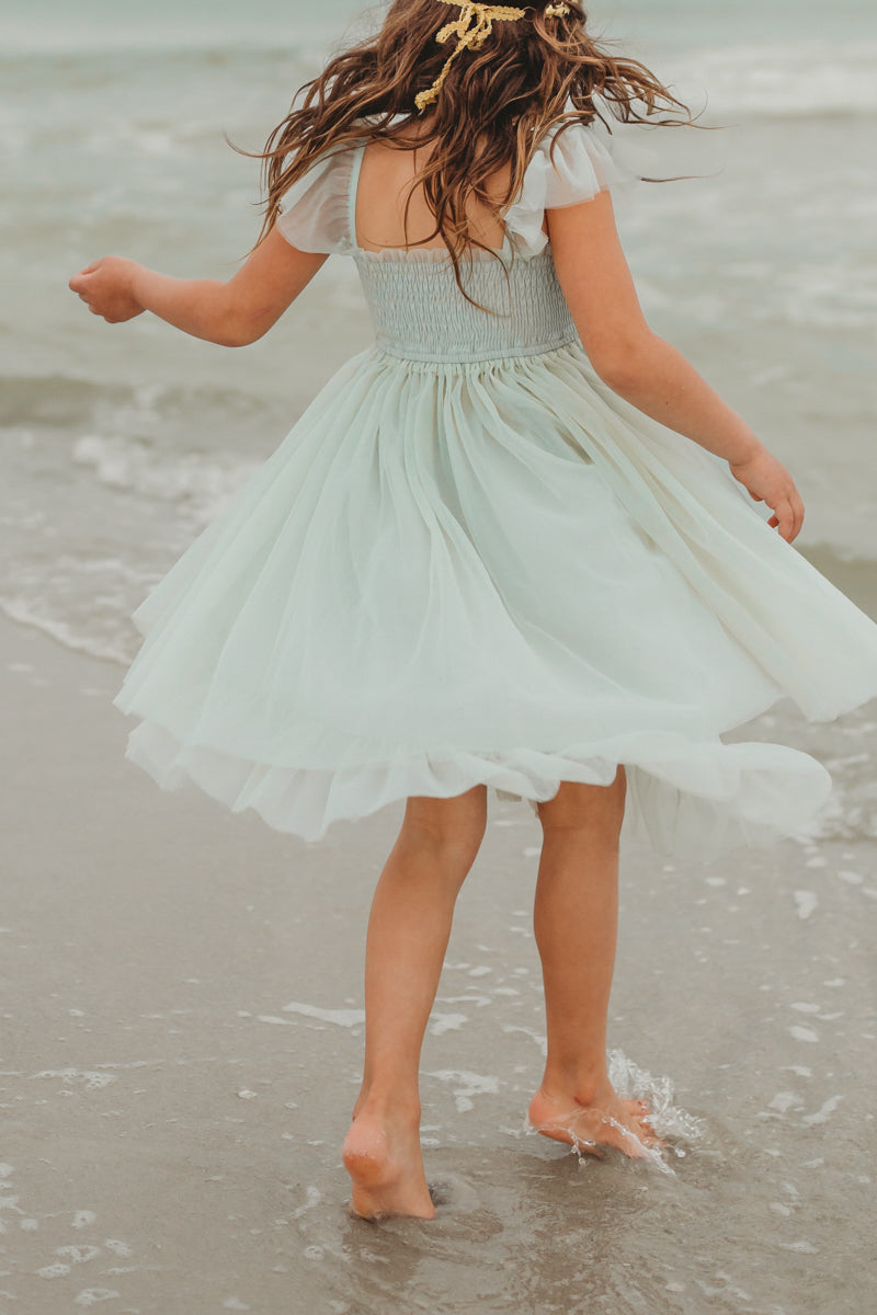 INDIE BLUE Dresses Juliet Dress (mint tulle)