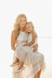 Women's Faye Halter (natural sequin)