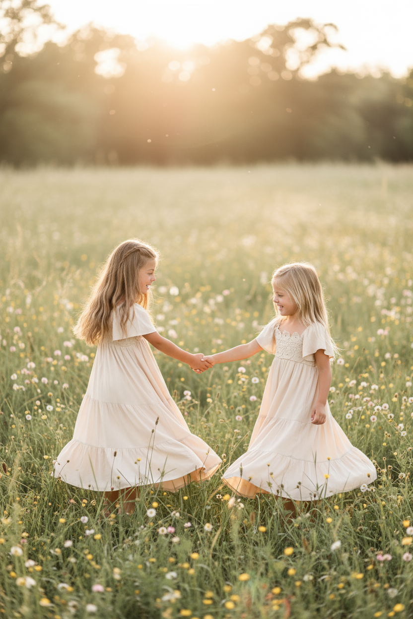 INDIE BLUE Dresses Winnie Lace Dress (natural)