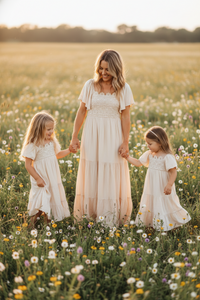 INDIE BLUE Dresses Winnie Lace Dress (natural)