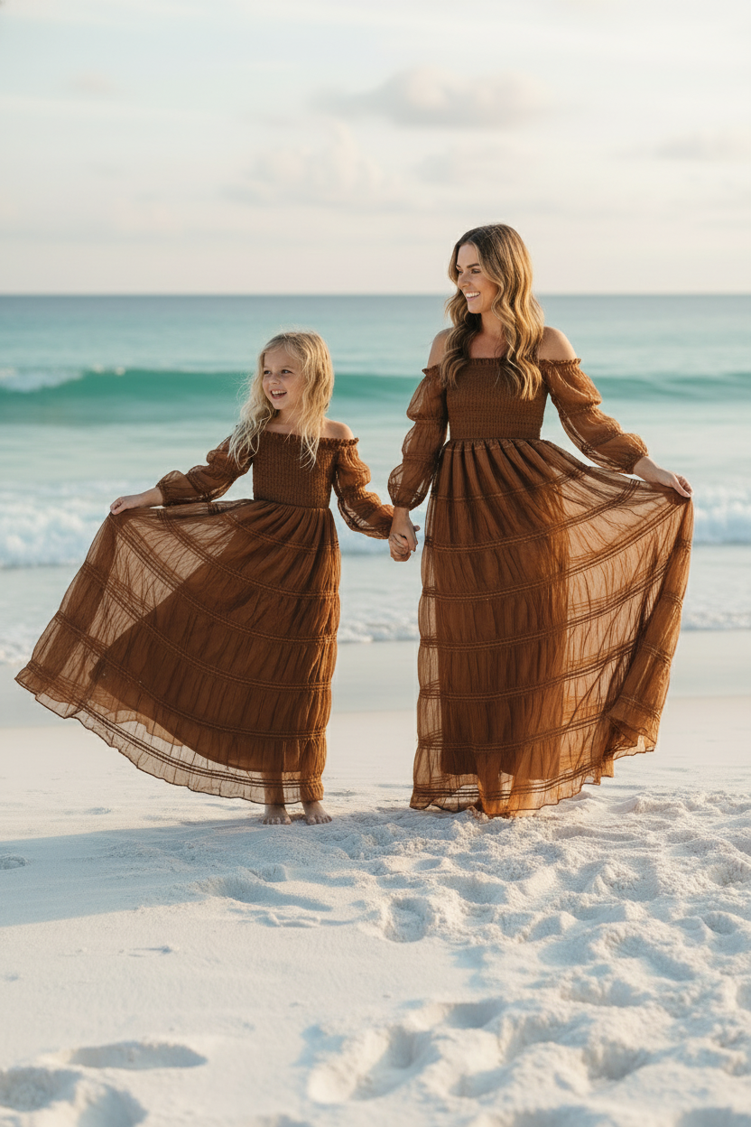 Women's Pippa Maxi (mocha chiffon) INDIE BLUE Women's Pippa Maxi (mocha chiffon) INDIE BLUE
