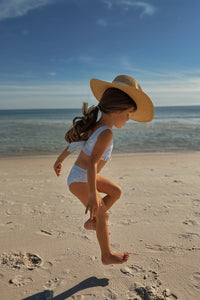 INDIE BLUE SWIM Scoopback Set (daisy) FINAL SALE