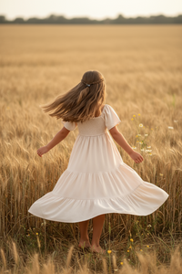 INDIE BLUE Dresses Winnie Lace Dress (natural)