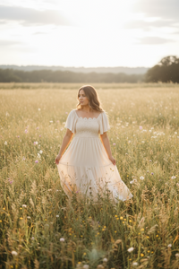 INDIE BLUE Women Women's Winnie Lace Dress (natural)