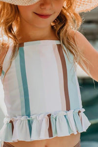 INDIE BLUE SWIM Tankini Set (stripe)