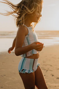 INDIE BLUE SWIM Tankini Set (stripe)