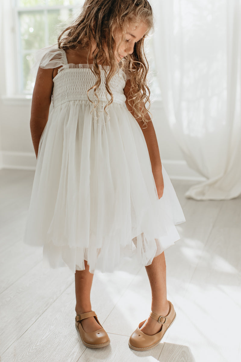 INDIE BLUE Dresses Juliet Dress (antique ivory tulle)
