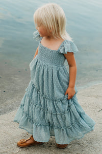 INDIE BLUE Dresses Marabella Dress (blue swiss dot)
