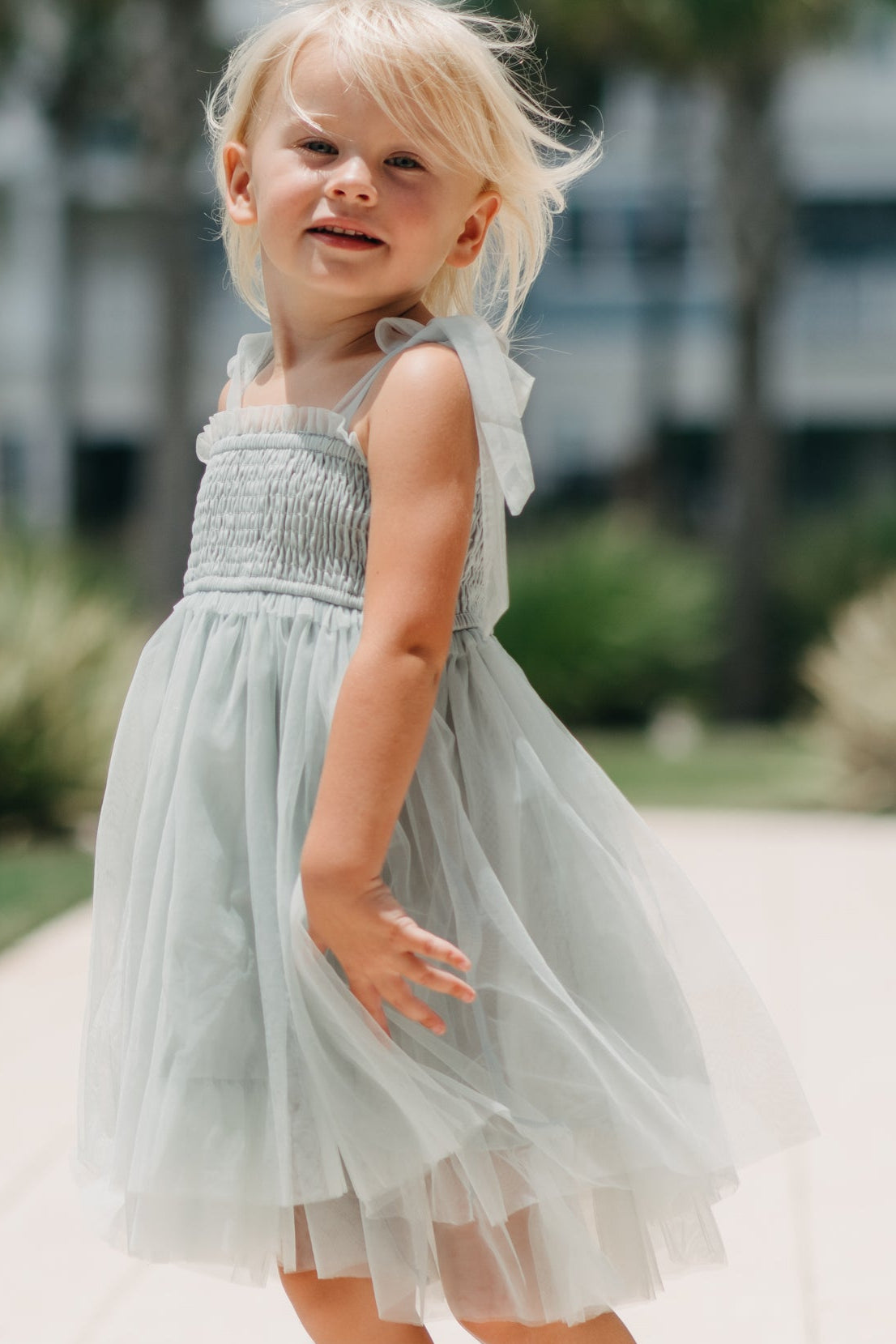 INDIE BLUE Dresses Isa Dress (airy blue tulle)
