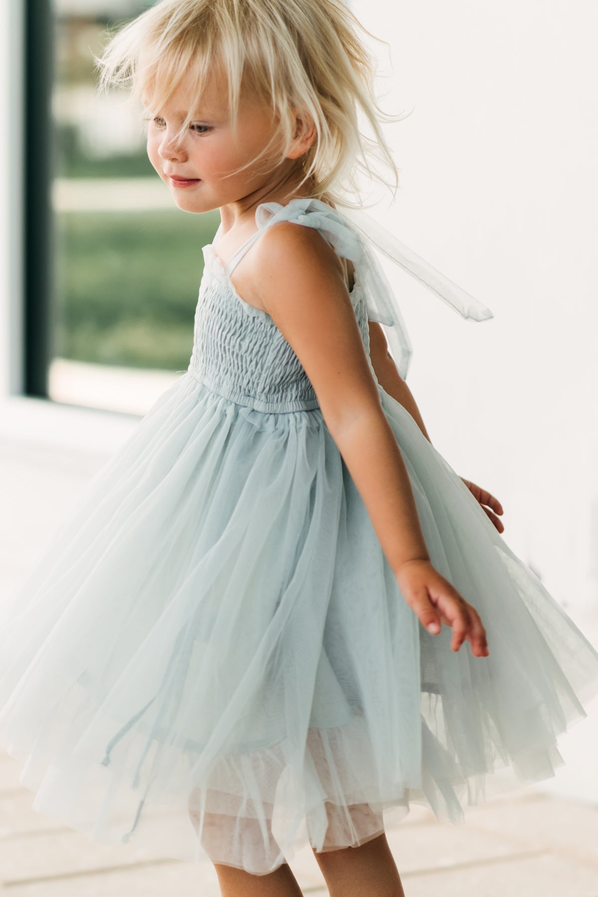 INDIE BLUE Dresses Isa Dress (airy blue tulle)