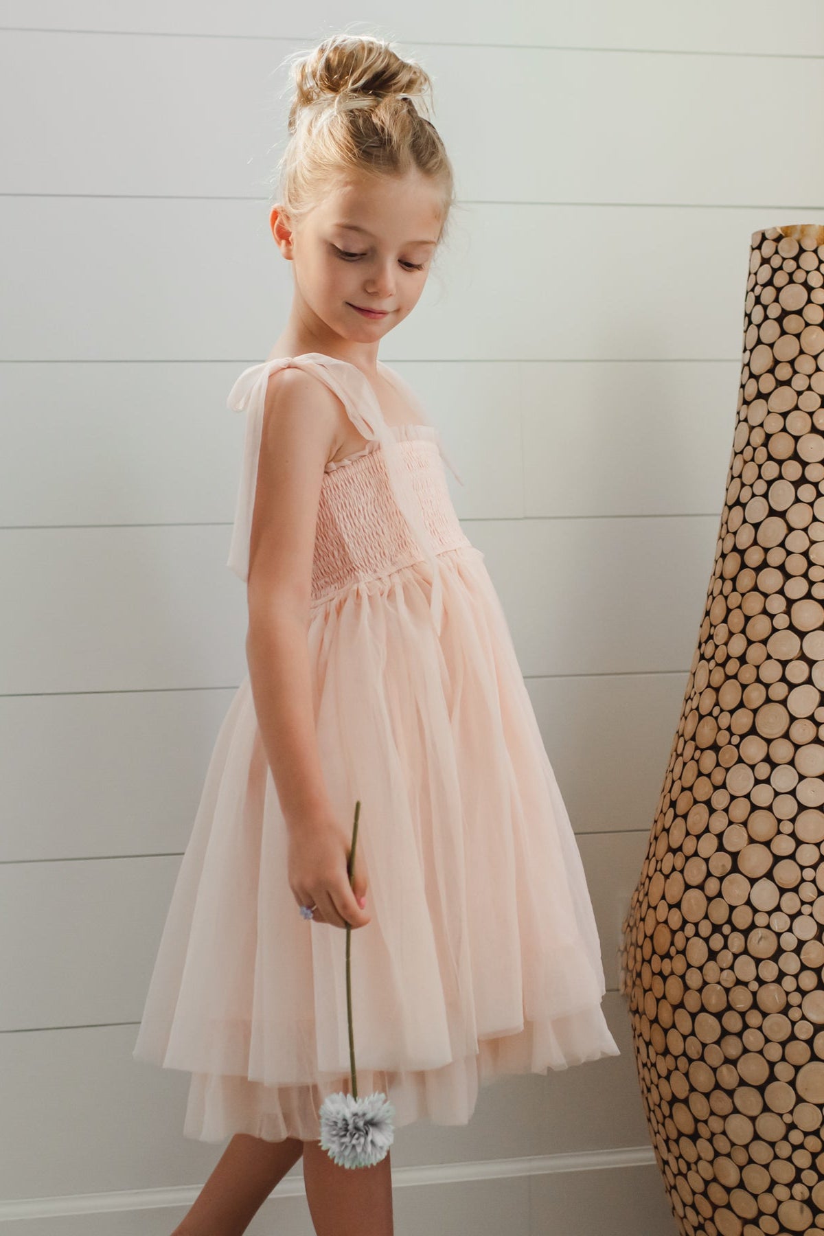 INDIE BLUE Dresses Isa Dress (blush tulle)