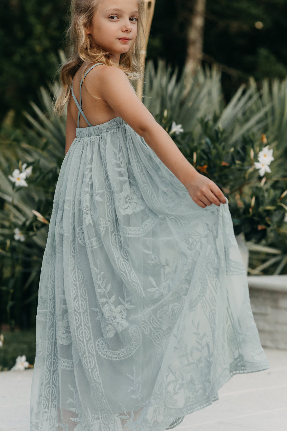 INDIE BLUE Dresses Madeline Lace Dress (airy blue)