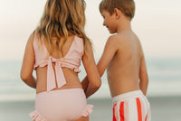 INDIE BLUE SWIM Scoopback Set (pink)