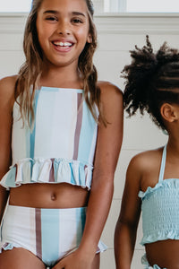 INDIE BLUE SWIM Tankini Set (stripe)