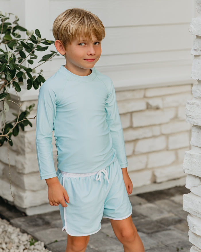 INDIE BLUE SWIM Rashguard (sky) FINAL SALE