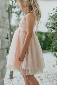 INDIE BLUE Dresses Isa Dress (blush tulle)