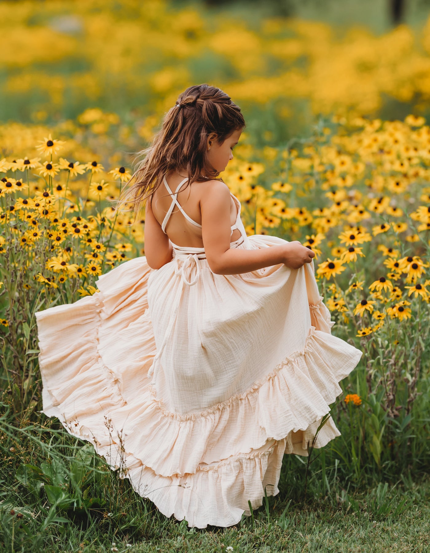 Wendy Dress (sand muslin)