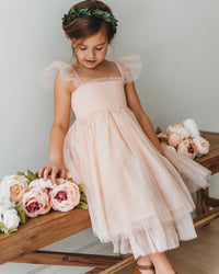 INDIE BLUE Dresses Juliet Dress (blush tulle)