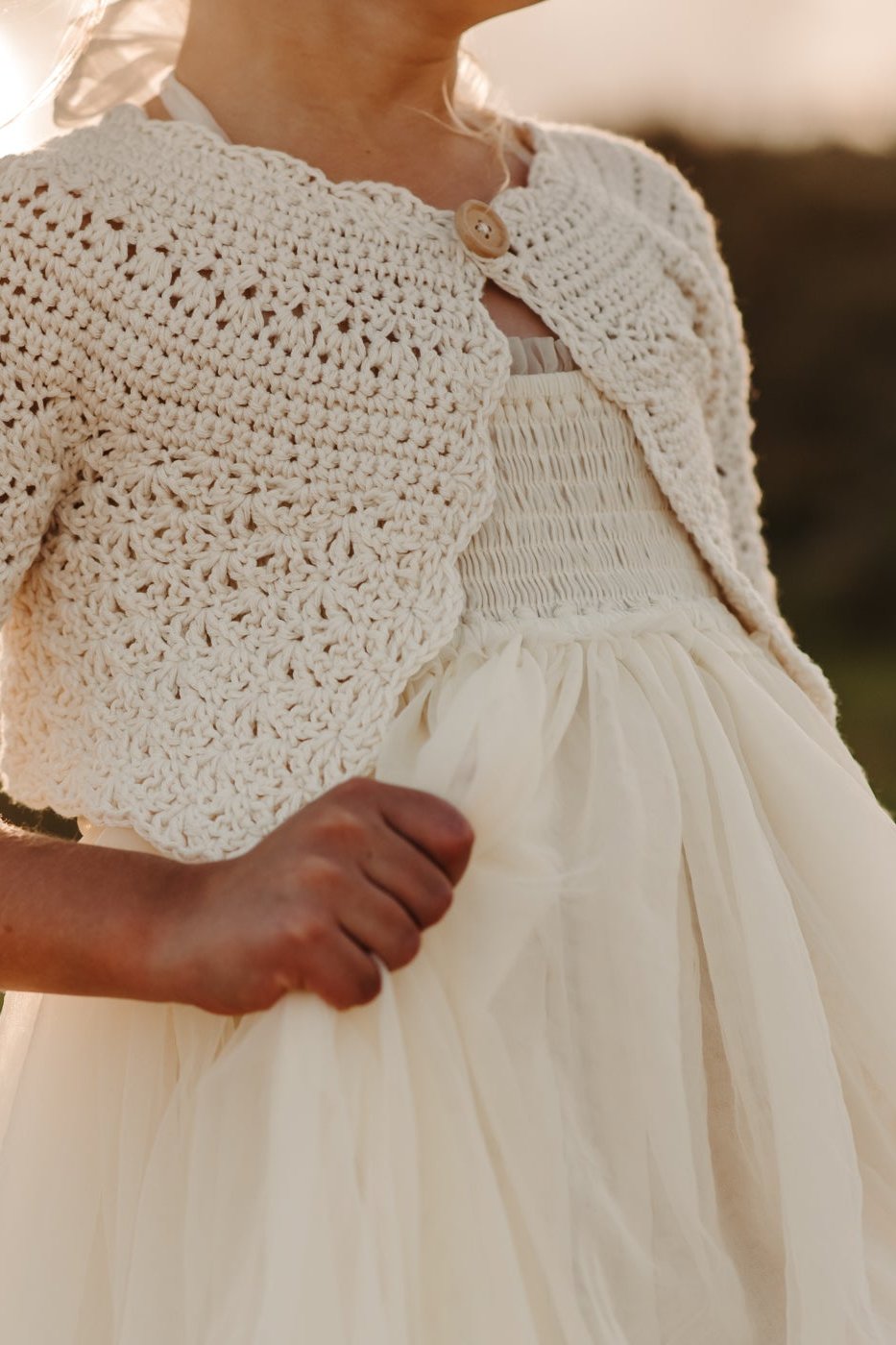 INDIE BLUE Dresses Isa Dress (antique ivory tulle)