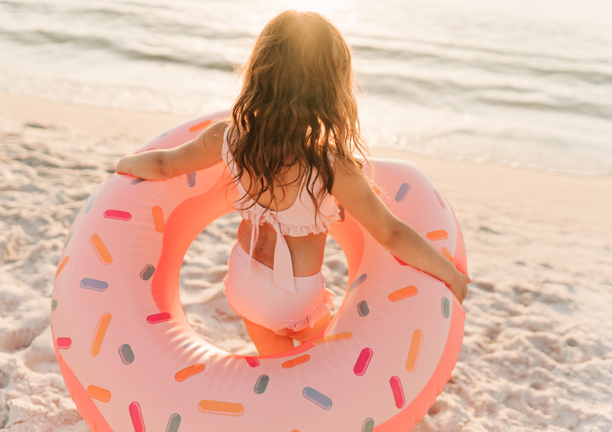 INDIE BLUE SWIM Scoopback Set (pink)