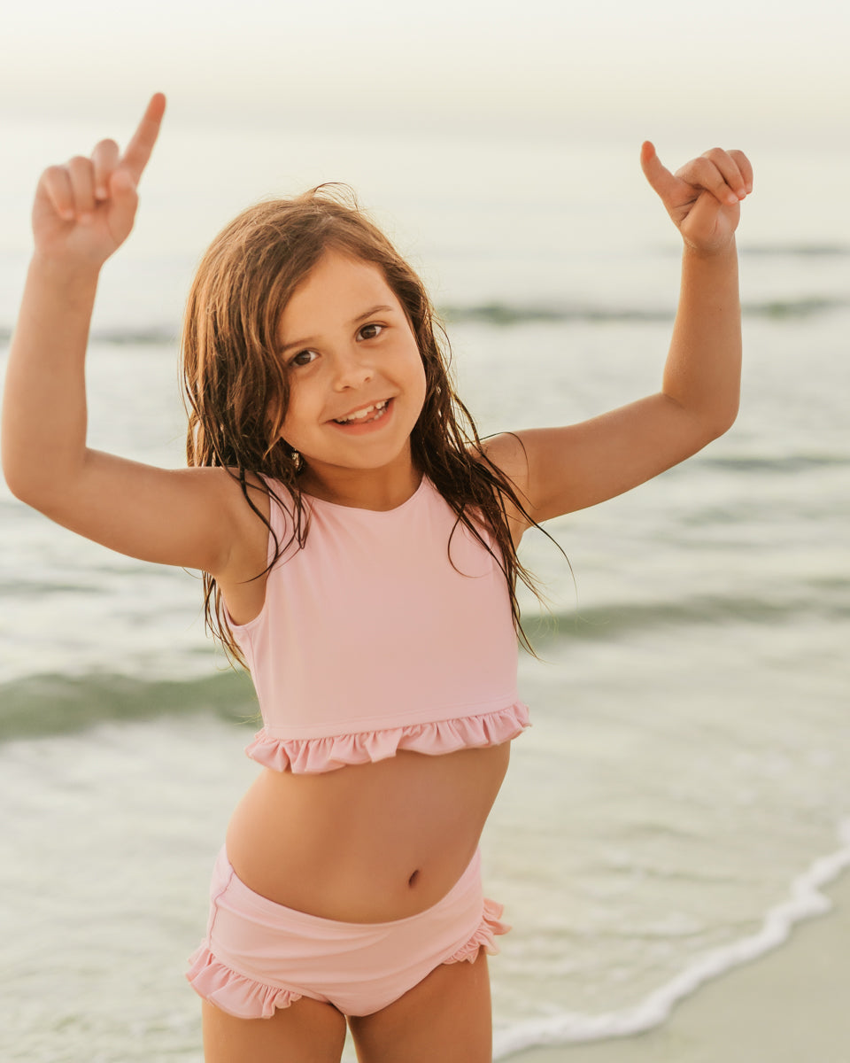 INDIE BLUE SWIM Scoopback Set (pink)