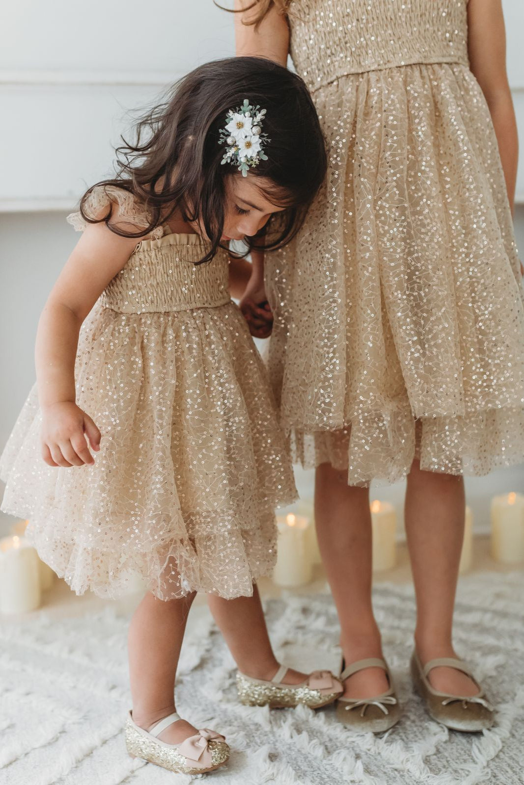 ワンピース THE TOE BLUEBELL TULLE DRESS beige THE TOE BLUEBELL TULLE DRESS beige