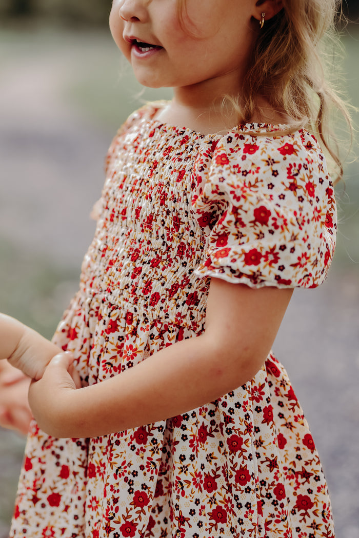 Karina (red floral)