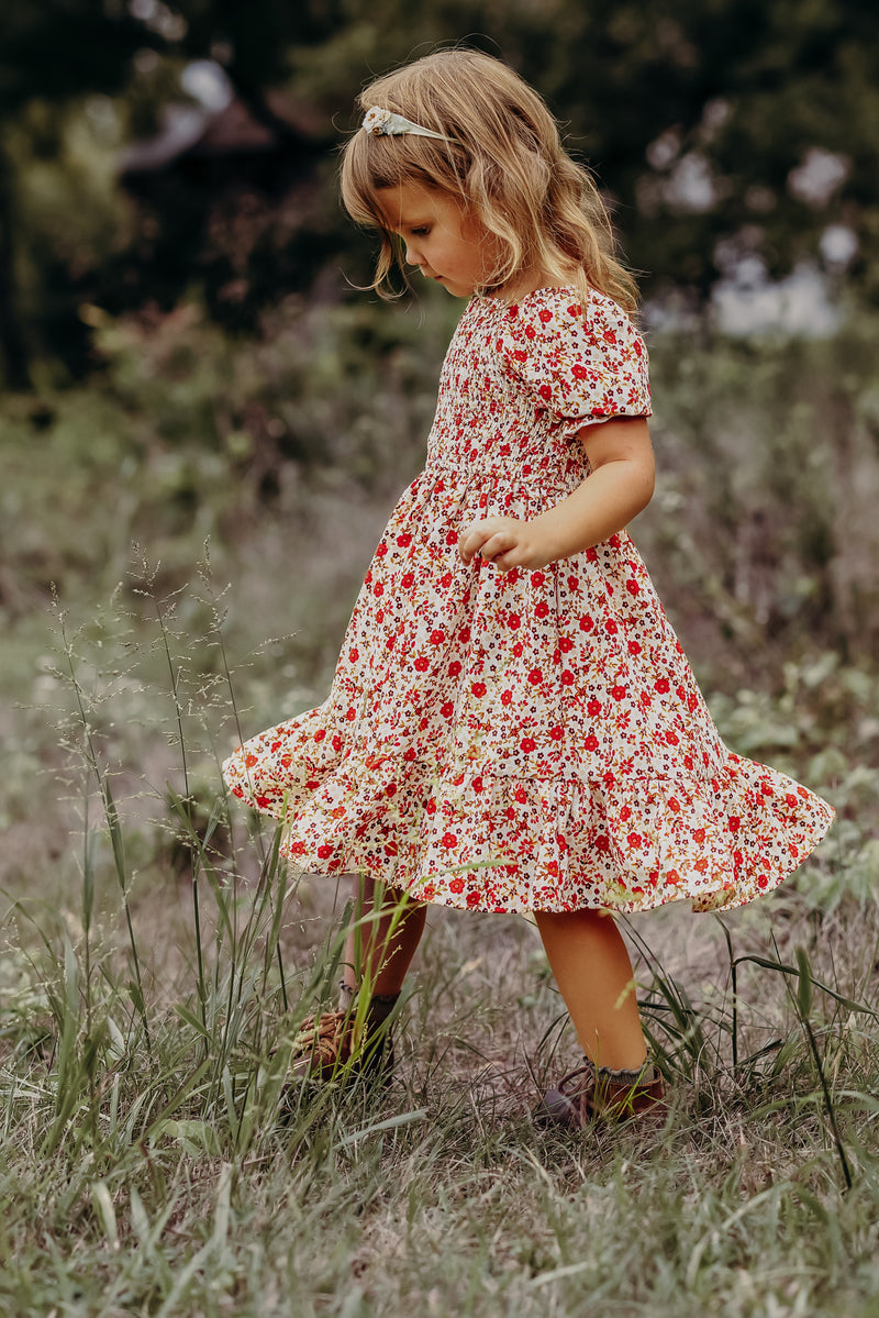 Karina (red floral)