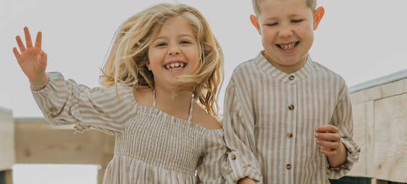 Ty Shirt (driftwood stripe linen)