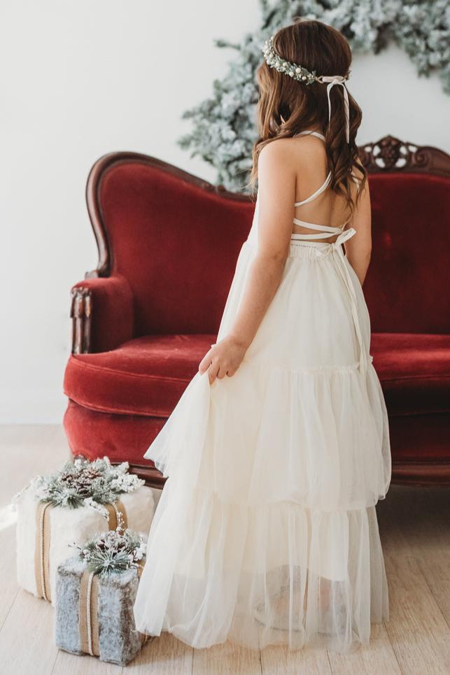 Wendy Tulle Dress (ivory)